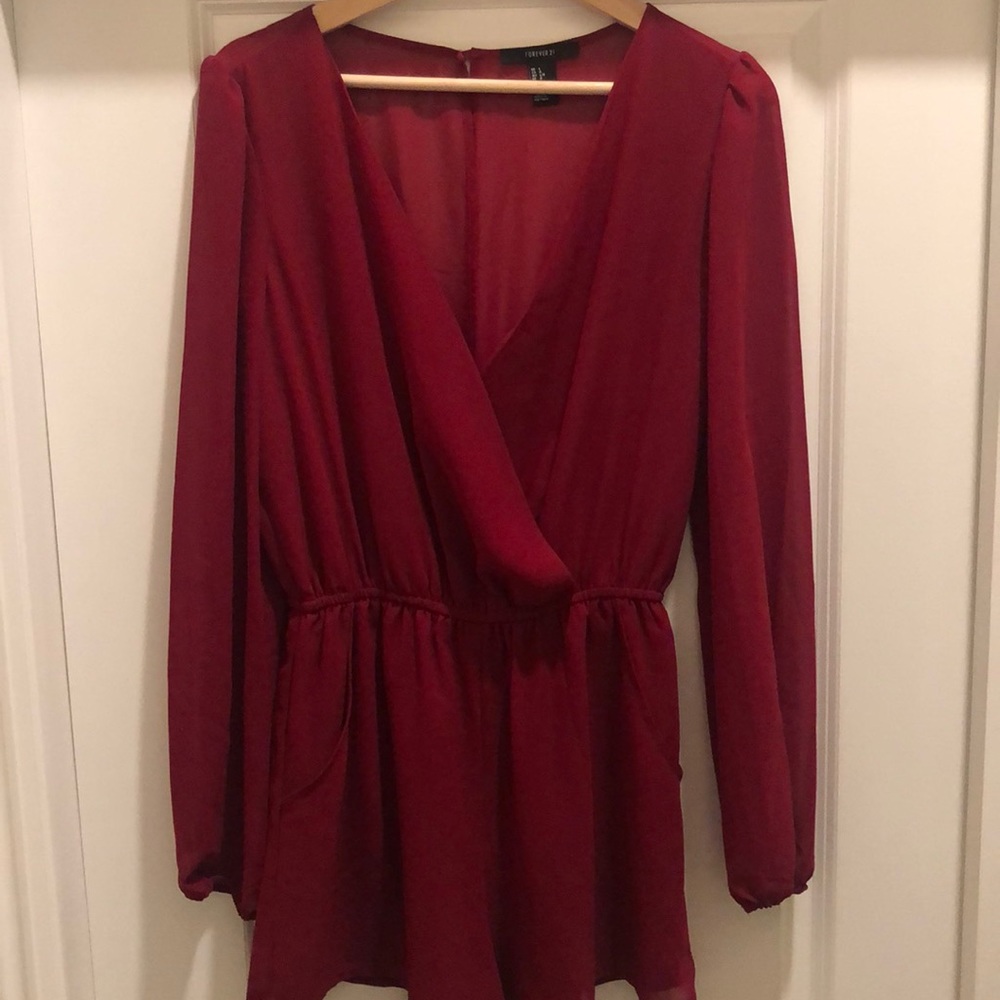 Long sleeve romper